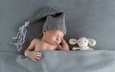 сон, дети, игрушка, ребенок, одеяло, малыш, младенец, шапочка