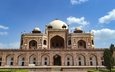 архитектура, индия, мавзолей, ислам, гробница, дели, гробница хумаюна