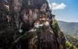 скала, монастырь, бутан, taktsang- lhakhang, такцанг-лакханг, таксанг-лакханг, паро таксанг, такцанг-дзонг, гнездо тигрицы