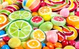 разноцветные, конфеты, сладости, леденцы