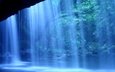 природа, водопад, японии, кумамото, nabegataki falls, префектура кумамото