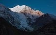 горы, ледник, гималаи, непал, гангапурна, николай стюбко