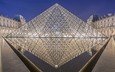 париж, пирамида, франция, лувр, музей