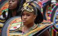 девушка, люди, африка, волосы, костюм, традиция, карнавал, головной убор, фестиваль, племя