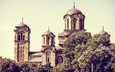 церковь, архитектура, сербия, церковь святого марка, белград