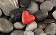 камни, галька, сердечко, форма, сердце