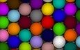 шары, разноцветные, шарики, мячики
