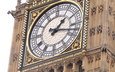 лондон, город, часы, башня, англия, архитектура, время, биг-бен