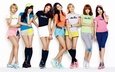 улыбка, взгляд, девушки, волосы, азиатки, k-pop, k-поп, chanmi, hyejeong, jimin, mina, seolhyun, yuna, чоа, ссх, корейская группа