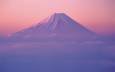 небо, облака, горы, восход, солнце, закат, пейзаж, утро, туман, горизонт, рассвет, гора, япония, фудзи, гора фудзияма