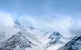 небо, горы, снег, природа, туман, alphaz33