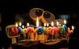 свечи, робот, мультфильм, валли, день рождения, пирог, -день рождения