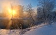 солнце, снег, природа, лес, зима, утро, zhmak evgeniy