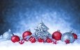 снег, новый год, елка, шары, фон, рождество, елочные украшения, ёлочка, мишура