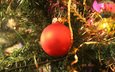 новый год, елка, украшения, шар, рождество, мишура, декор