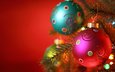 новый год, елка, шарики, рождество, новогодние шары, рождественское украшение