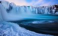снег, природа, зима, водопад, лёд, исландия, декабрь, sudur-tingeyjarsysla, goðafoss, водопад гюдльфосс, водопад годафосс