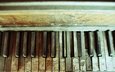 пыль, пианино, клавиши, музыкальный инструмент