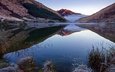 озеро, отражение, новая зеландия, 64, квинстаун