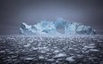 природа, море, лёд, айсберг, гренландия
