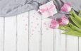 цветы, букет, тюльпаны, розовые, подарок, сердечки, сердечки., подарок ко дню влюбленных