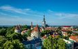 город, башня, архитектура, эстония, таллин