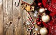 новый год, шары, украшения, рождество, печенье, леденцы, новогодние украшения