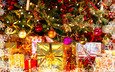 новый год, елка, шары, подарки, игрушки, праздник, рождество, новогодние огни