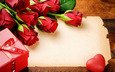 цветы, свечи, розы, сердечко, букет, подарок, красные розы