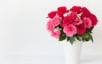 цветы, розы, букет, ваза