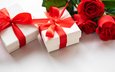 розы, подарки, лента, день валентина, olena rudo