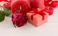 свечи, розы, красные, любовь, подарок, валентинов день