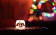 ночь, новый год, темный фон, ткань, праздник, рождество, огоньки, гирлянда, светильник, ёлочка, подсвечник