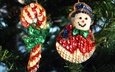новый год, елка, хвоя, игрушка, снеговик, блеск, праздник, рождество