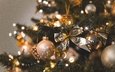 новый год, елка, шарики, игрушки, праздник, рождество, позолота, новогодние украшения, новогодние декорации