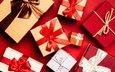 новый год, много, праздник, рождество, коробки, новогодние украшения, новогодние декорации