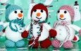 новый год, снеговик, игрушки, праздник, рождество, снеговики, фигурка, варежки, шапки, шарфы