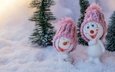 новый год, зима, игрушки, праздник, рождество, снеговики, новогодние украшения, новогодние декорации