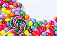 фон, разноцветные, конфеты, карамель, леденец, драже
