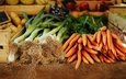 рынок, лук, много, урожай, овощи, морковь, тыквы, ящики, разные, боке, пучок, мешковина