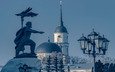 фонари, храм, россия, памятник, калуга, андрей ларин, памятник царю ивану iii, троицкий кафедральный собор