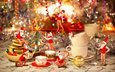 новый год, украшения, дизайн, фон, дед мороз, новогодние обои, элементы, рождество, с новым годом, серпантин, новогодний стол, новогодний стиль, новогодняя декорация, рождественский орнамент