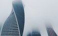 туман, москва, город, архитектура