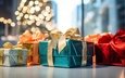 сияние • коробка • подарок • блеск • рождество • подарки • новый год • бантики • коробки • боке • новогодние украшения • банты • подарочная коробка • подарочные коробки • ии-арт • нейросеть