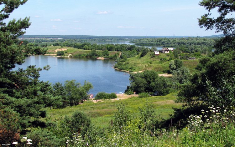 река, природа, пейзаж, залив, затон, river, nature, landscape, bay, zaton