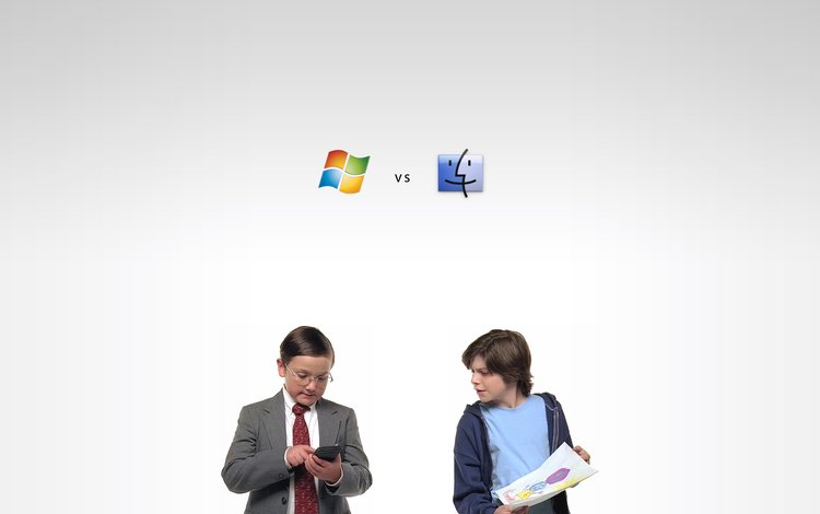 дети, мак, vs, винда, children, mac, windows