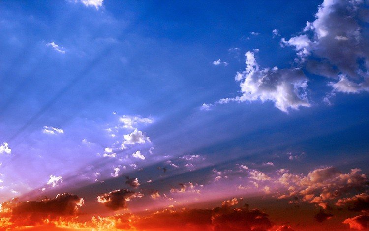 небо, свет, облака, цвет, the sky, light, clouds, color
