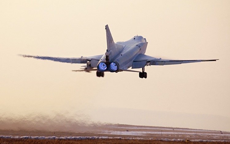 закат, самолет, взлёт, ту-22м3, backfire, sunset, the plane, the rise, tu-22m3