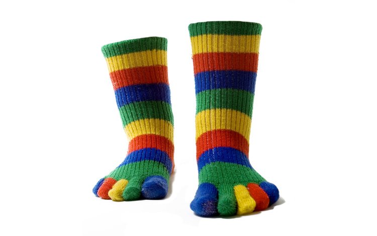 цвета, полоски, разноцветные, ноги, пальцы, носки, тёплые, color, strips, colorful, feet, fingers, socks, warm
