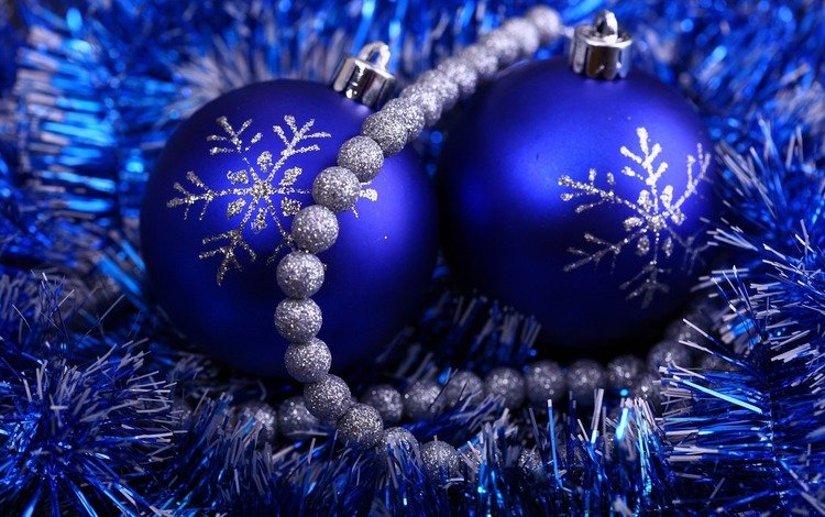 синие шарики, бусы, елочные игрушки, новогодние игрушки, новогодний шар, blue balls, beads, christmas decorations, christmas toys, christmas ball